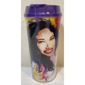 Stripes Purple/White Selena Quintanilla Collectible Limited Edition Cup Music
